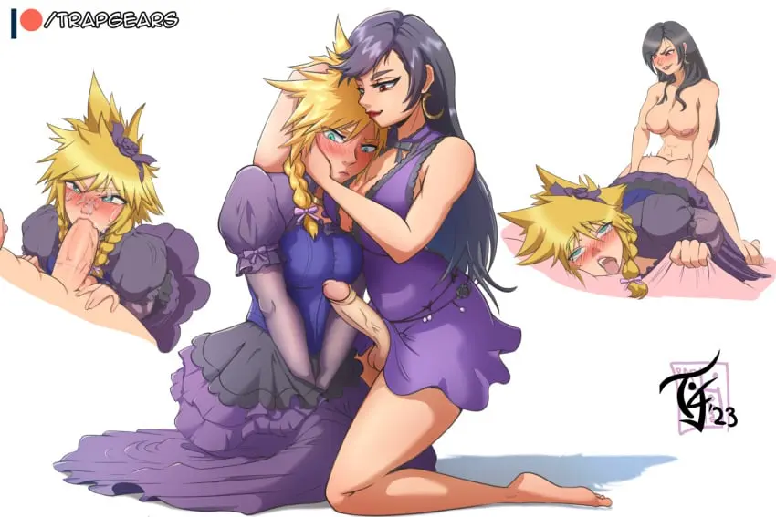 Image breasts,clothed,clothing,female,human,light_skin,mostly_clothed,1boy,male,oral,penis,short_hair,sex,1futa,duo,erection,fellatio,futanari,intersex,kneeling,light-skinned_futa,femboy,light-skinned_male,cloud,self_upload,final_fantasy,final_fantasy_vii,tifa_lockhart,futa_on_male,2024,fully_clothed,femdom,cloud_strife,sucking,futa_on_femboy,trapgears
