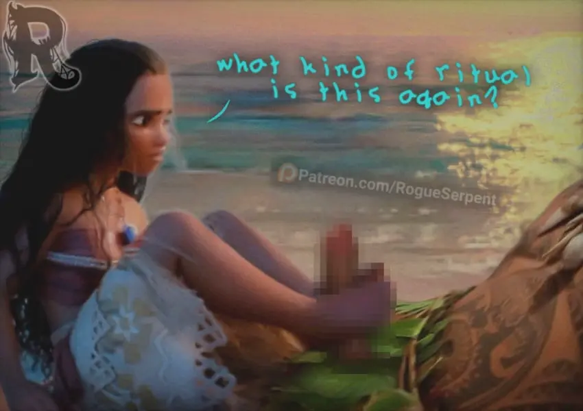 Image breasts,clothed,clothing,female,long_hair,penis,small_breasts,barefoot,dark_skin,beach,feet,jewelry,tattoo,text,foot_fetish,feet_up,accurate_art_style,censored,censored_penis,mosaic_censoring,dark-skinned_female,3d,sand,talking,footjob,long_hair_female,feet_together,foot_play,brown_skin,tattoos,shark_teeth,feet_on_penis,grass_skirt,rogueserpent,moana,maui,moana2,moana_waialiki,pacific_islander,polynesian