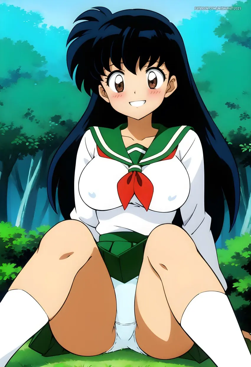 Image 1girls,big_breasts,breasts,female,hi_res,highres,long_hair,nipples,solo,bangs,panties,ai_generated,tagme,spread_legs,schoolgirl,school_uniform,seifuku,serafuku,commentary_request,nipples_visible_through_clothing,english_commentary,student,very_high_resolution,schoolgirl_uniform,school_girl,inuyasha,kagome_higurashi