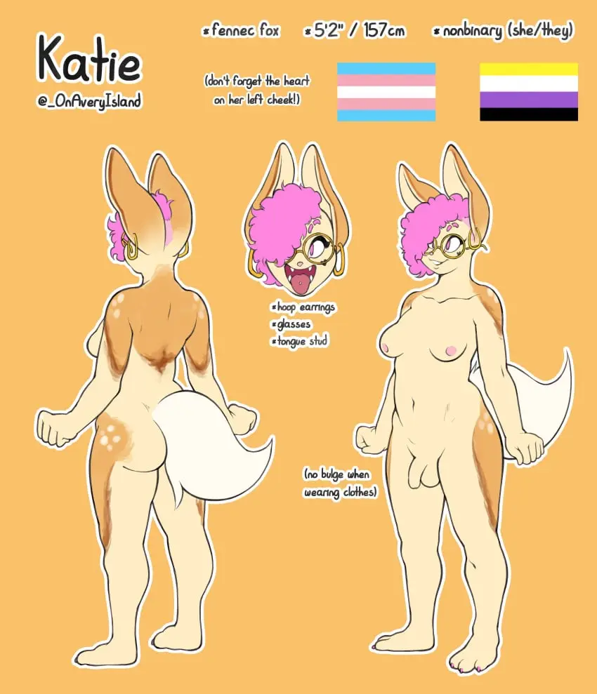 Image breasts,female,hi_res,solo,nude,penis,furry,ass,balls,anthro,tagme,absurd_res,trans_woman,transfem,transgender_pride_colors,nonbinary_pride_colors,hocolatemilk,katie_(onaveryisland)