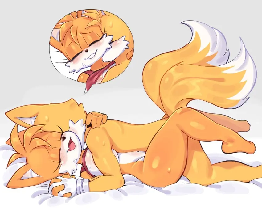 Image 1girls,female,1boy,male,furry,male/female,fur,yellow_fur,sonic_(series),sonic_the_hedgehog_(series),furry_only,white_fur,rule_63,mtf_transformation,genderswap,tails,tails_the_fox,selfcest,tailsko,ichig8miruku