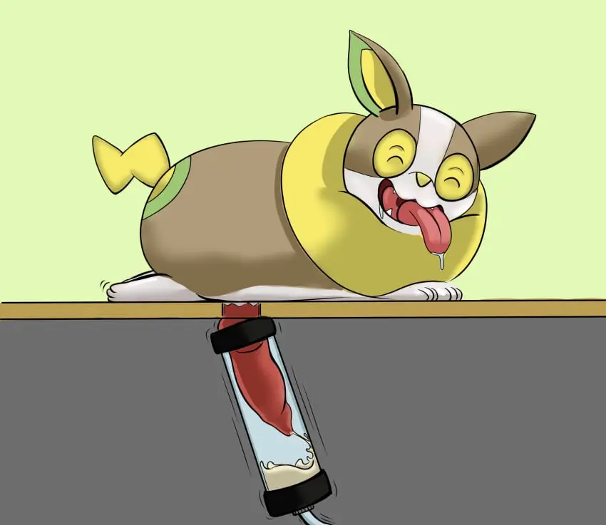 Image hi_res, solo, cum, male, penis, pokemon, pokemon_(species), drooling, ejaculation, saliva, nintendo, genital_fluids, bodily_fluids, canid, canine, mammal, cumshot, animal_genitalia, animal_penis, canine_genitalia, canine_penis, knot, feral, feral_only, generation_8_pokemon, machine, penis_milking, milking_machine, milking_machine_on_male, yamper, event_horizon, milking_table