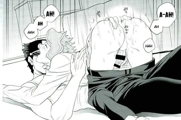 Image male,male_only,yaoi,gay,jojo's_bizarre_adventure,stardust_crusaders,jotaro_kujo,noriaki_kakyoin,amarans