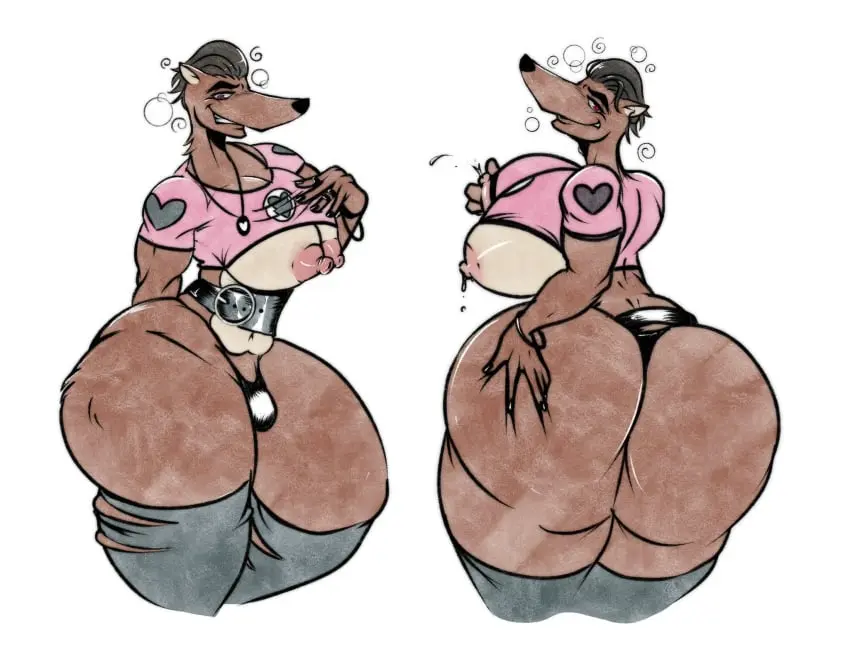 Image breasts,nipples,solo,heart-shaped_pupils,male,penis,furry,bubble_ass,bubble_butt,huge_ass,huge_butt,thick_thighs,thighs,voluptuous,huge_breasts,anthro,milk,small_penis,lactating,lactation,bulge,bimbo,pecs,mother,thong,mommy_kink,hypnosis,plump,mrbaraman,moobs,butt_grab,mind_control,body_modification,nipple_play,male_lactation,weasel,himbo,leaking_milk,breastmilk,milk_drip,ghetto,gangster,coats
