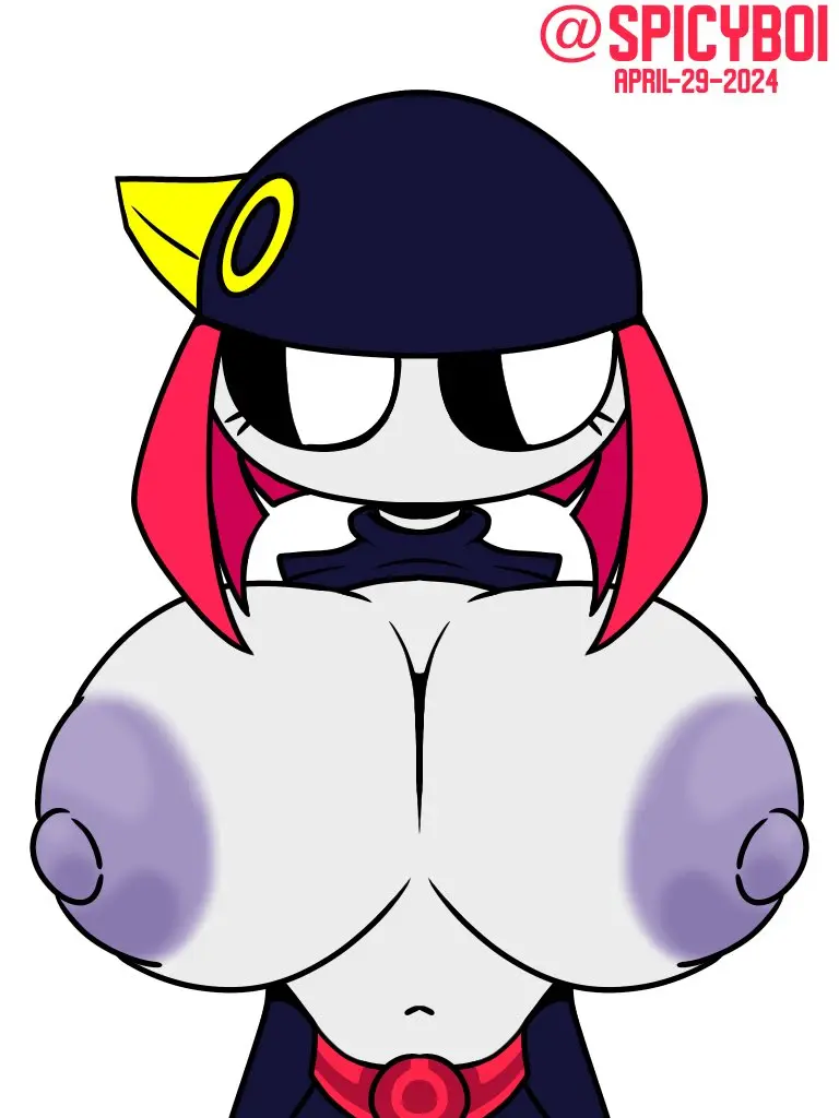 Image 1girls,big_breasts,breasts,female,female_only,solo,artist_name,solo_female,2024,dated,alien,alien_girl,alien_humanoid,fnf,friday_night_funkin,hotline_024,nikku_morioka,purple_areola,spicyboi