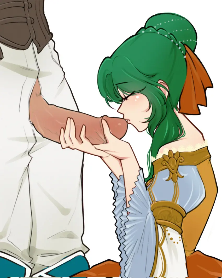 Image 1girls,clothed,clothing,female,1boy,male,penis,straight,kneeling,dress,closed_eyes,nintendo,green_hair,official_alternate_costume,fire_emblem,fire_emblem_heroes,kissing,hair_bun,clothed_sex,royalty,fire_emblem:_radiant_dawn,ike_(fire_emblem),unzipped,unzipped_pants,cock_worship,penis_out,kissing_penis,source_request,kneeling_female,penis_worship,penis_kiss,shoulderless_dress,penis_hold,elincia_ridell_crimea,gown,elincia_ridell_crimea_(devoted_queen),jenocidero