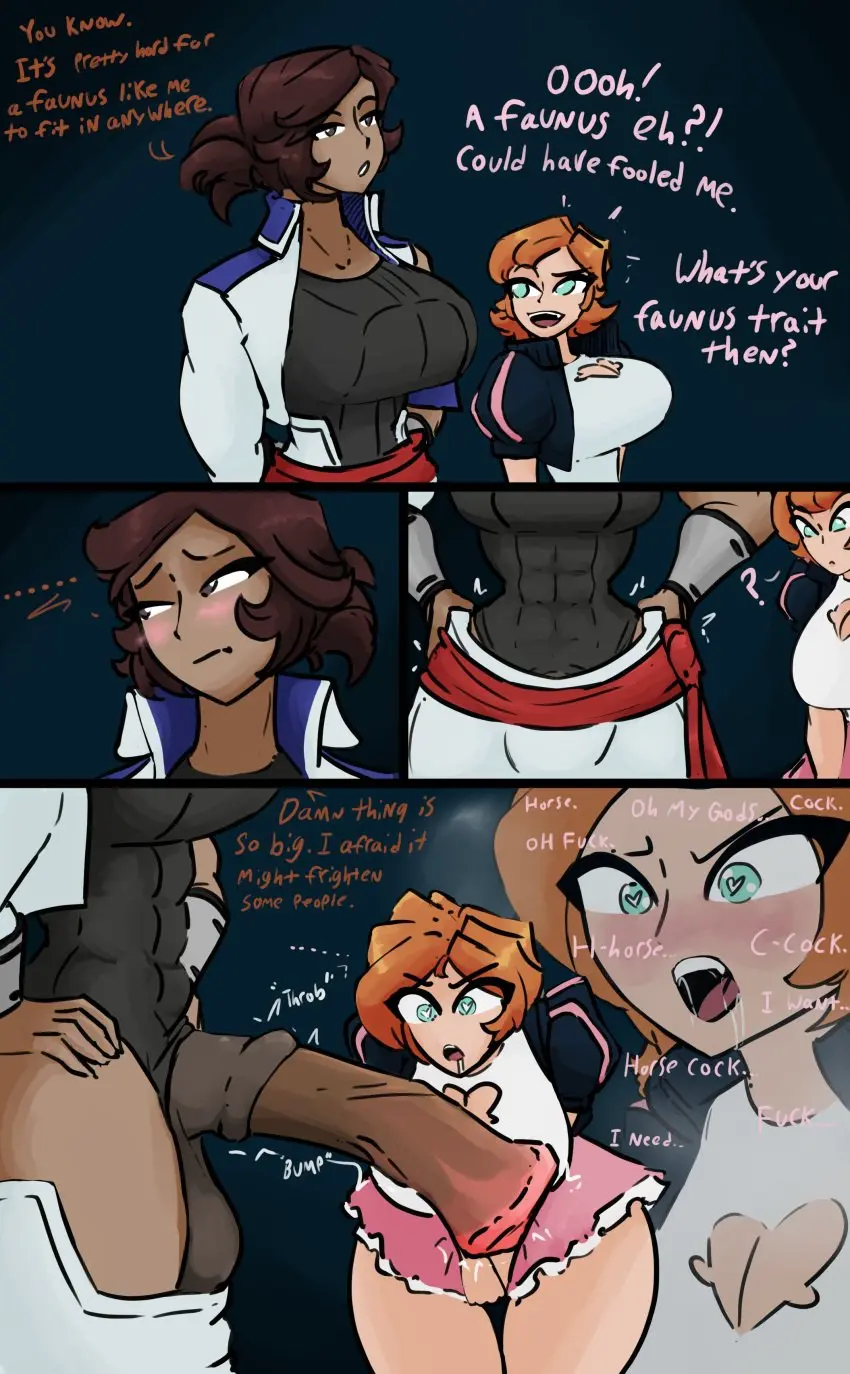 Image 1girls,big_breasts,blush,breasts,clothed,clothing,female,human,light-skinned_female,light_skin,mostly_clothed,simple_background,standing,heart-shaped_pupils,penis,short_hair,red_hair,big_penis,uncensored,1futa,duo,erection,futa_on_female,futanari,intersex,ponytail,dark_skin,muscular,embarrassed,color,digital_drawing_(artwork),orange_hair,drooling,huge_cock,huge_breasts,text,brown_hair,bulge,grey_eyes,comic,skirt,dialogue,english_text,shortstack,2024,dark-skinned_futa,abs,undressing,animal_genitalia,throbbing_penis,horsecock,penis_awe,rooster_teeth,rwby,boob_window,horsecock_futa,muscular_futa,presenting_penis,huge_penis,teal_eyes,cock_hungry,human_with_animal_genitalia,human_with_horsecock,jakearmorsmith,turned_on,getting_erect,in_love_with_cock,nora_valkyrie,elm_ederne,penis_reveal