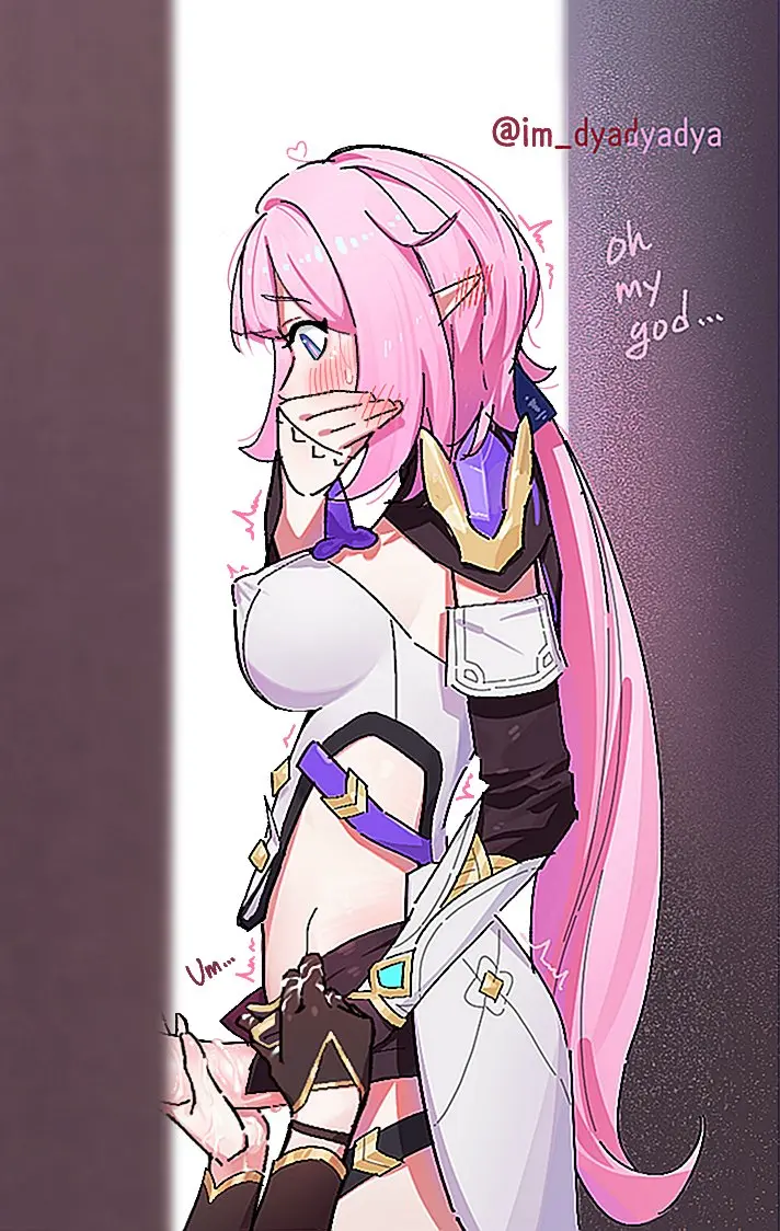 Image 1girls,blush,breasts,clothed,clothing,female,hair_ornament,human,large_breasts,light-skinned_female,light_skin,long_hair,long_sleeves,mostly_clothed,standing,gloves,multiple_girls,oral,penis,big_penis,sex,1futa,erection,fellatio,futa_on_female,futanari,intersex,light-skinned_futa,artist_name,covered_nipples,solo_focus,pink_hair,dress,pointy_ears,trembling,ear_blush,from_side,black_shorts,shorts,english_text,futa_focus,futa_with_female,honkai_(series),covering_own_mouth,honkai_impact_3rd,elysia_(honkai_impact),elysia_(miss_pink_elf)_(honkai_impact),dyadyadya,eden_(honkai_impact)