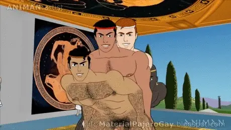 Image male,interracial,yaoi,gay,greek_mythology,animated,hydra,animan,animanstudios,greek_pottery,red-figure_pottery