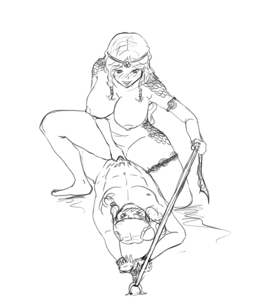 Image 1girls,big_breasts,blush,breasts,female,1boy,male,sex,thick_thighs,voluptuous,cowgirl_position,asian_mythology,mythology,smite,voluptuous_female,vaginal_penetration,vaginal_sex,black_and_white,monochrome,restrained,sketch,chinese_mythology,femdom,nu_wa_(smite),hi-rez_studios,ne_zha_(smite),ashur_(artist)