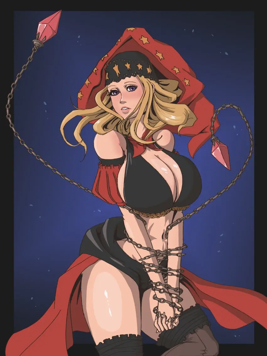 Image 1girls,big_breasts,breasts,clothed,clothing,female,female_only,hi_res,large_breasts,light-skinned_female,light_skin,long_hair,looking_at_viewer,solo,female_focus,thick_thighs,color,solo_female,tagme,blonde_hair,purple_eyes,vanillaware,wanderagro893,odin_sphere,velvet_(odin_sphere)
