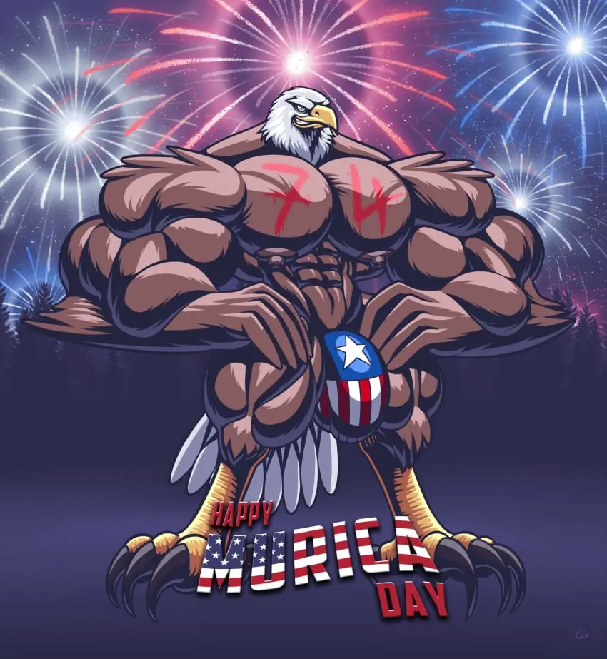 Image clothed,clothing,hi_res,nipples,solo,male,underwear,muscular,muscular_male,male_only,anthro,eagle,bulge,underwear_only,muscular_anthro,pecs,abs,avian,bird,holidays,american_flag,accipitrid,accipitriform,2017,united_states_of_america,bald_eagle,wolfiecanem,4th_of_july,american_eagle,sea_eagle,american_flag_underwear