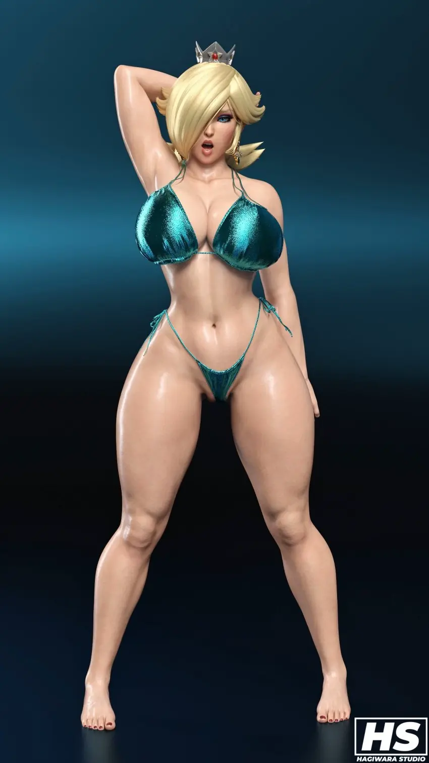 Image 1girls,big_breasts,breasts,female,female_only,large_breasts,long_hair,looking_at_viewer,solo,blue_eyes,navel,bikini,ass,big_ass,thick_thighs,voluptuous,hair_over_one_eye,blonde_hair,swimsuit,mario_(series),nintendo,3d,bimbo,super_mario_galaxy,princess_rosalina,hagiwara_studio