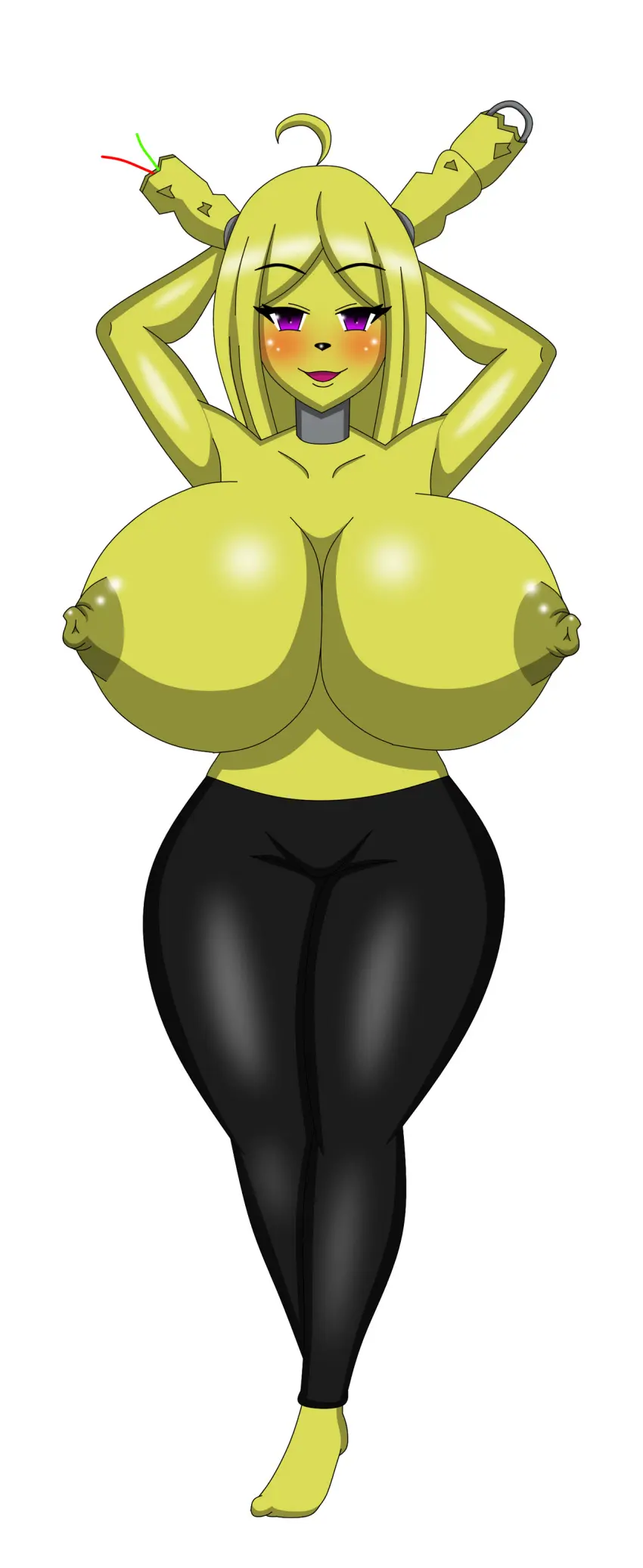 Image 1girls,big_breasts,breasts,female,nipples,solo,2024,rule_63,leggings,yoga_pants,shirtless,five_nights_at_freddy's,animatronic,genderswap_(mtf),genderswap,five_nights_at_freddy's_3,springtrap,springtrap_(fnaf),five_nights_in_anime,springtrap_(fnia),blackfox6409