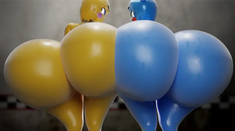 Image female,2girls,multiple_girls,ass,big_ass,bubble_butt,ass_focus,2024,rule_63,ass_cleavage,five_nights_at_freddy's,animatronic,chica_(fnaf),genderswap_(mtf),bonnie_(fnaf),genderswap,five_nights_in_anime,bonnie_(fnia),comparing_asses,comparing_butts,cometfnia,chica_(fnia)