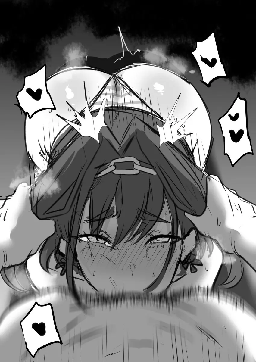 Image blush,breasts,female,highres,long_hair,looking_at_viewer,1boy,absurdres,animal_ears,blue_eyes,blue_hair,male,oral,short_hair,bra,panties,underwear,fellatio,virtual_youtuber,cleavage,huge_breasts,hololive,deepthroat,monochrome,grabbing_another's_hair,striped_panties,hololive_english,hololive_english_-council-,hololive_english_-promise-,greyscale,deepthroat_no_hands,striped_clothes,penise,redi_(rasec_asdjh),deepthroat_holder,ouro_kronii