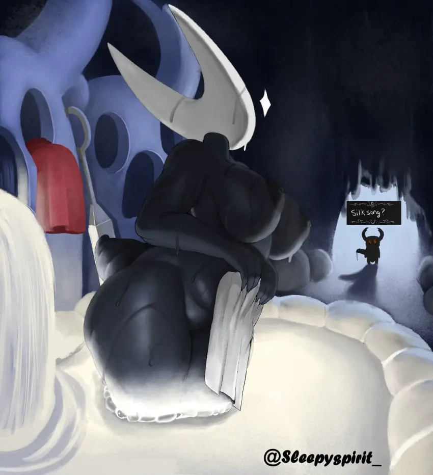 Image 1girls,big_breasts,breasts,female,large_breasts,nude,thick_thighs,thighs,nude_female,black_body,hollow_knight,hornet_(hollow_knight),perfect_body,sleepyspirit,hollow_knight:_silksong