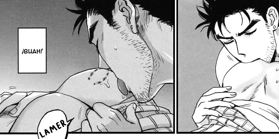 Image male,male_only,yaoi,gay,bite_mark,jojo's_bizarre_adventure,licking_ass,stardust_crusaders,tongue_in_ass,jotaro_kujo,biting_ass