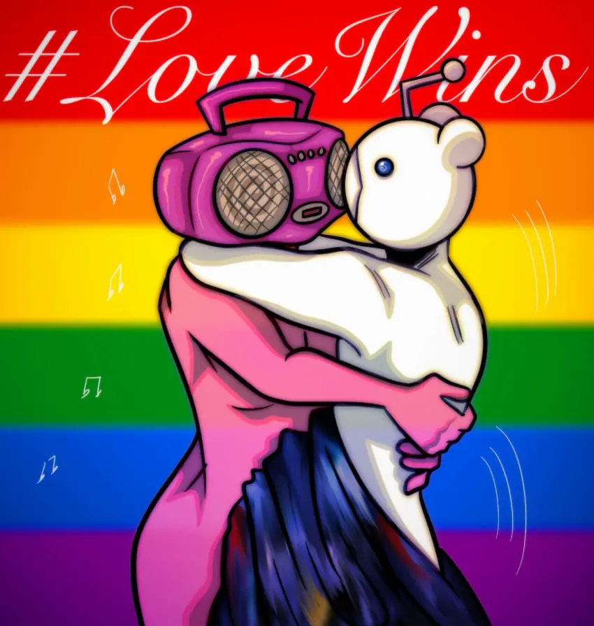 Image blue_eyes,male,white_skin,2boys,yaoi,gay,white_body,pink_body,pink_skin,male_on_male,gay_male,embrace,lgbt_pride,foreplay,object_head,antennae,shawl,album_cover,pride_colors,radio,album_art,gijinka,music_(culture),clickmyhole,rainbow_pride_colors,reddit,snoo,mlm,joke,cbat,cbat_guy,cd_player,christopher_saint_booth,everyone_knows_that_boombox,gay_pride,hudson_mohawke,lostwave,nextplay_glitz_and_glitter_boombox,objecthead,philip_adrian_booth,pride_flag,reddit_logo,songsona,u/tylerlife,ulterior_motives,ulterior_motives_(who's_who?)