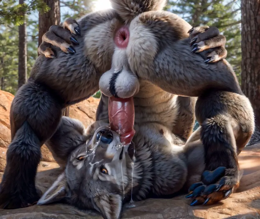 Image hi_res,nipples,solo,cum,cum_on_face,male,oral,ass,ai_generated,male/male,male_only,balls,anthro,anus,gay,genital_fluids,masturbation,bodily_fluids,canid,canine,canis,fur,genitals,grey_body,grey_fur,mammal,wolf,claws,paws,tree,forest,penile,canine_genitalia,plant,were,werecanid,werecanine,werewolf,presenting_anus,hand_on_butt,pawpads,sucking,cum_on_self,autofellatio,butt_grab,penile_masturbation,oral_masturbation,cum_on_own_face