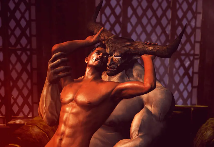 Image human,nipples,open_mouth,male,sex,duo,dark-skinned_male,dark_skin,muscular,muscular_male,horns,2boys,anal,anal_sex,male/male,male_only,yaoi,eyewear,anthro,looking_at_partner,gay,gay_sex,dark_hair,looking_pleasured,3d,penetration,bara,grey_body,biceps,pecs,horn,male_penetrating,3d_model,video_games,abs,scar,scars,window,beard,male_penetrated,male_penetrating_male,muscles,gay_male,facial_hair,anthro_on_human,eyepatch,moustache,grey_skin,holding_partner,intense_sex,dorian_pavus,dragon_age,dragon_age_inquisition,mage,horn_grab,qunari,iron_bull,just-jasper