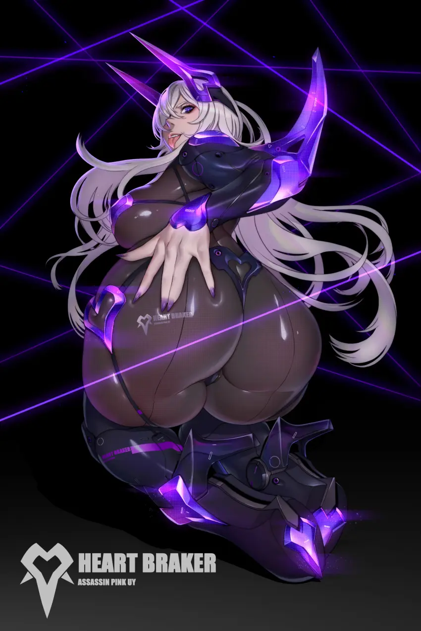 Image big_breasts,breasts,female,tagme,artist_request,high_heels,latex,ass_focus,high_heel_boots,dat_ass,kaminariwei,pan_ren_wei