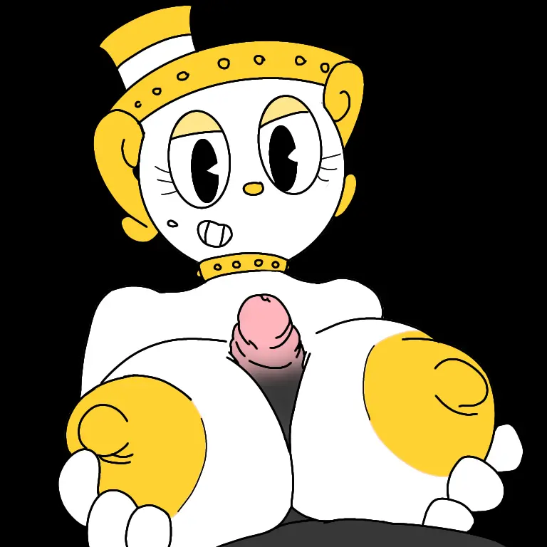 Image big_breasts,breasts,female,penis,white_skin,big_eyes,black_eyes,boobjob,grabbing_breasts,cuphead_(game),bendy_and_the_ink_machine,legendary_chalice,ms._chalice,bendy_penis