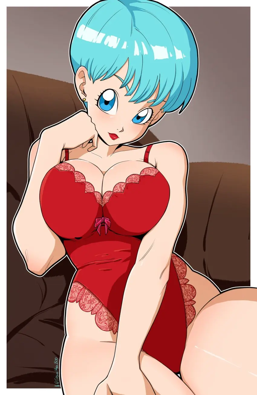 Image 1girls,big_breasts,breasts,female,female_only,solo,blue_eyes,blue_hair,short_hair,earrings,thighs,milf,cleavage,lingerie,solo_female,hair,lips,dragon_ball,mature_female,red_lipstick,ribbon,ear_piercing,mother,lipstick,mature,lace_trim,red_lips,bulma_briefs,lace,ktb