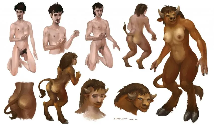 Image breasts,female,human,nipples,simple_background,smile,solo,standing,white_background,black_hair,male,navel,nude,penis,pussy,tail,ass,kneeling,balls,hair,anthro,warcraft,brown_hair,fur,genitals,mammal,horn,fingers,brown_fur,bovid,bovine,transformation,hooves,brown_body,beard,3_fingers,blizzard_entertainment,facial_hair,breast_growth,gender_transformation,growth,mtf_transformation,species_transformation,human_to_anthro,2016,tauren,tail_growth,borsmenta,horn_growth