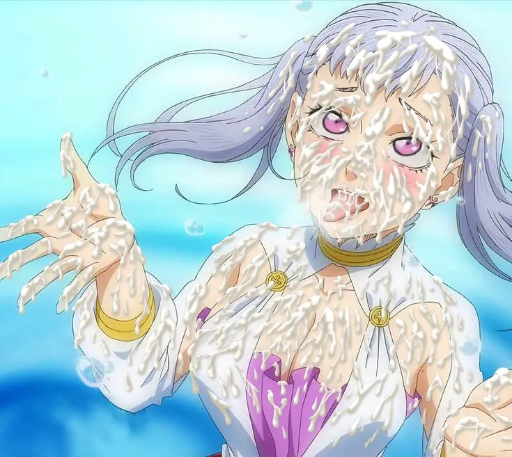 Image 1girls,blush,breasts,female,female_only,solo,cum,cum_drip,cum_in_mouth,cum_on_face,tongue_out,tongue,cum_on_breasts,ahe_gao,bukkake,eyes_rolling_back,cum_on_body,black_clover,horny,horny_female,cum_on_upper_body,looking_up,cum_covered,noelle_silva,thirsty,awaiting_cum,thirsty_expression