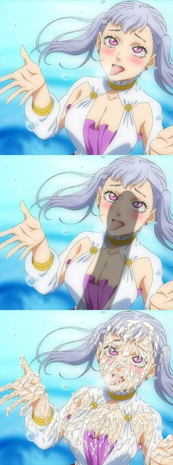 Image 1girls,blush,breasts,female,cum,cum_drip,cum_in_mouth,cum_on_face,penis,tongue_out,tongue,shadow,cum_on_breasts,ahe_gao,bukkake,eyes_rolling_back,cum_on_body,giant_penis,black_clover,horny,horny_female,cum_on_upper_body,looking_up,cum_covered,noelle_silva,thirsty,cock_shadow,dick_shadow,awaiting_cum,thirsty_expression