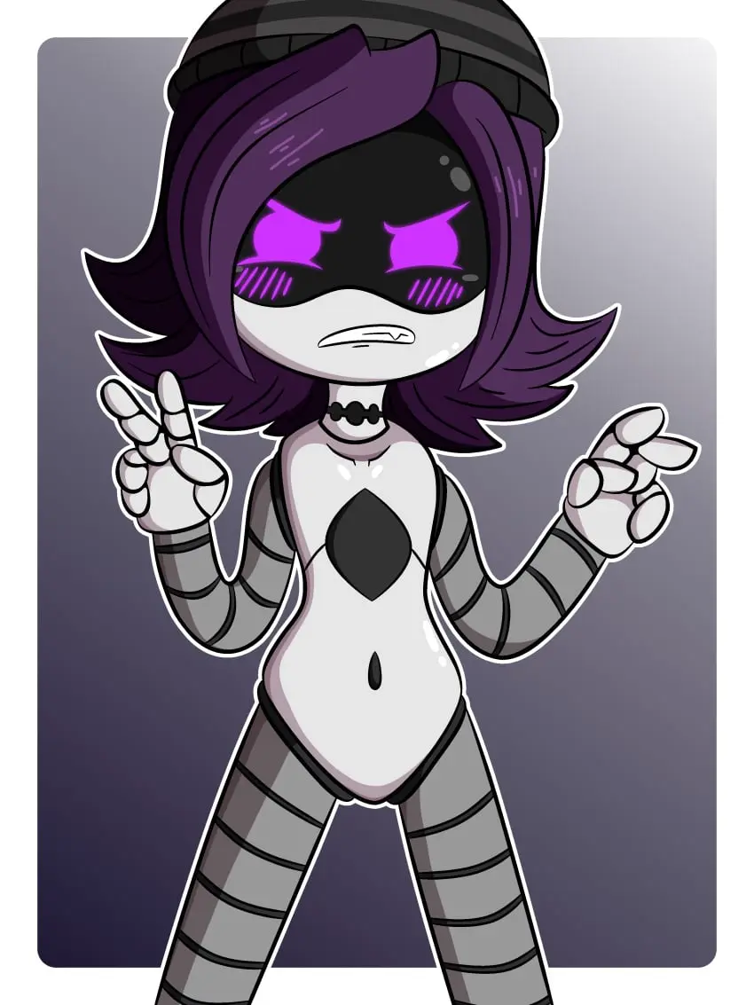 Image 1girls,blush,female,female_only,looking_at_viewer,solo,nude,teeth,2d,robot,robot_girl,robot_humanoid,murder_drones,uzi_(murder_drones),glitch_productions,dreameclipsewolf