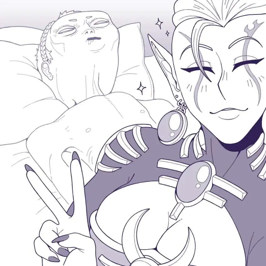 Image 1girls,female,1boy,male,happy,after_sex,meme,eldar,warhammer_(franchise),warhammer_40k,tagme_(artist),aeldari,imperium_of_man,primarch,post-human,guy_tired_after_sex_(meme),mexico_alien,chum_chum_(artist),roboute_guilliman,ultramarines,yvraine