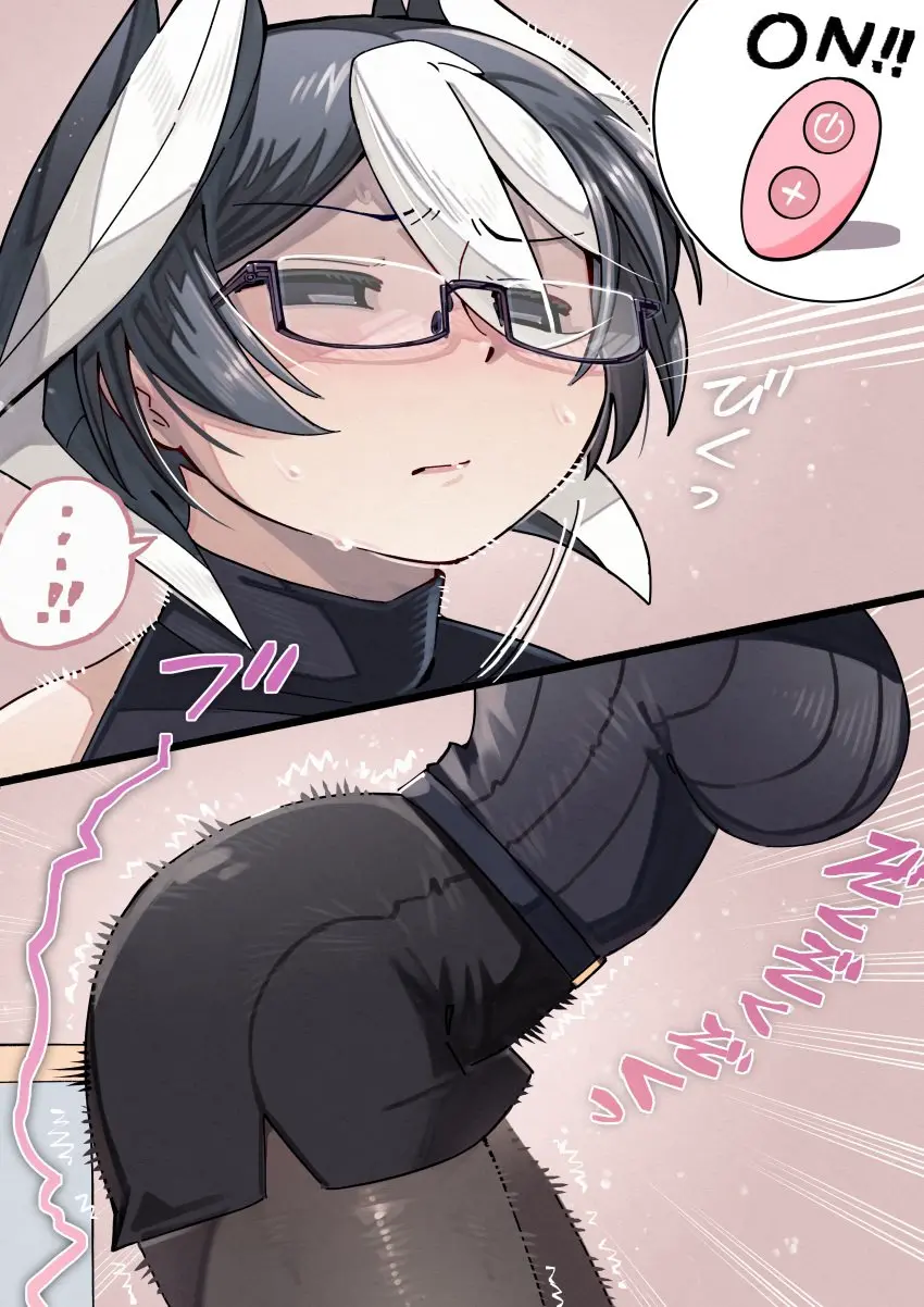 Image blush,female,female_only,hi_res,short_hair,sweat,two_tone_hair,glasses,mature_female,hair_between_eyes,miniskirt,black_eyes,mature,stealth_masturbation,arched_back,fully_clothed,pantyhose,vibrator,teacher,black_and_white_hair,vibrator_under_clothes,pencil_skirt,made_in_abyss,kingofbandit156,ozen,remote_control_vibrator