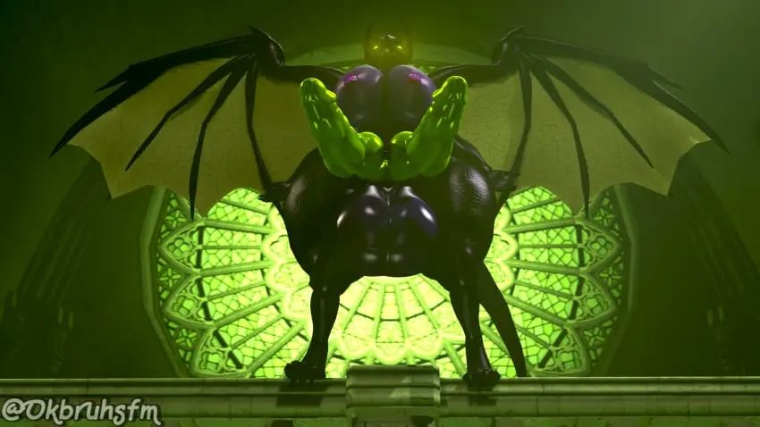Image breasts,hi_res,solo,standing,penis,tail,ass,big_butt,disney,looking_back,thick_thighs,1futa,futanari,intersex,digital_media_(artwork),balls,wings,anthro,anus,green_eyes,futa_only,3d,glowing_eyes,big_balls,genitals,3d_(artwork),anthro_only,knot,dragon,glowing,multi_genitalia,2_penises,diphallia,diphallism,multi_penis,maleficent,sleeping_beauty_(1959_film),disney_villains,source_filmmaker_(artwork),multi_balls,ok_bruh,maleficent_(disney),maleficent_dragon