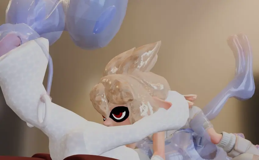 Image straight,tagme,3d,cipher_(splatoon),pussy_sucking