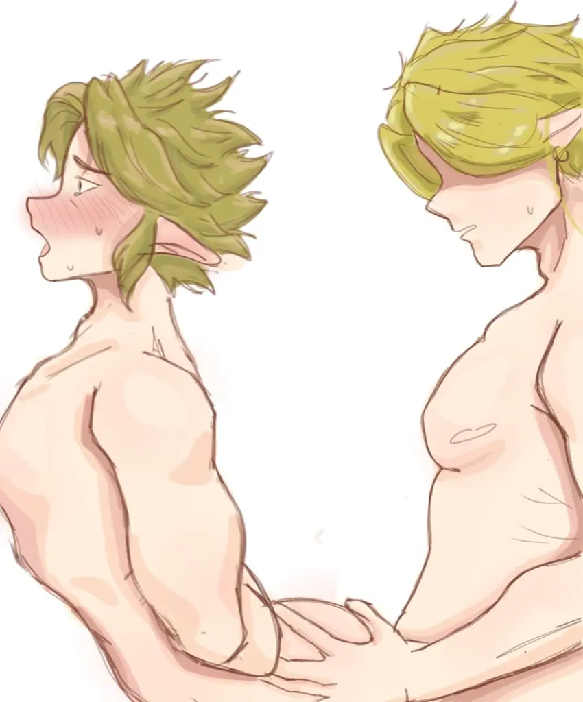 Image male,elf,gay,the_legend_of_zelda,link,selfcest,twilight_princess,elf_male,ocarina_of_time,link_(ocarina_of_time),link_(twilight_princess),linkcest