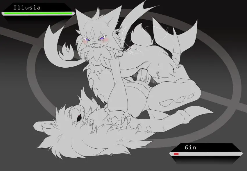 Image big_breasts, blush, breasts, female, hi_res, male, nude, penis, pokemon, pokemon_(species), pussy, sex, duo, cowgirl_position, male/female, anthro, mythology, vaginal_penetration, absurd_res, nintendo, penetration, bodily_fluids, genitals, mammal, claws, dominant, female_penetrated, male_penetrating, male_on_bottom, scalie, from_front_position, anthro_only, dominant_female, penile, mythological_creature, dragon, mythological_scalie, generation_4_pokemon, penile_penetration, gameplay_mechanics, gui, health_bar, anthro_on_anthro, generation_9_pokemon, meowscarada, garchomp, multi_genitalia, on_bottom, on_top, 2_penises, diphallia, diphallism, multi_penis, gin_(silverzero), illusia_(silverzero), loreking, pokemon_battle
