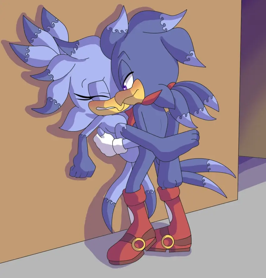 Image blush,breasts,clothing,female,hi_res,gloves,male,nude,sex,duo,feet,ambiguous_penetration,male/female,anthro,half-closed_eyes,purple_eyes,closed_eyes,penetration,footwear,carrying_partner,forced,narrowed_eyes,rape,blue_body,sega,sonic_(series),sonic_the_hedgehog_(series),against_surface,avian,bird,boots,handwear,fan_character,carrying_another,brother_(lore),brother_and_sister_(lore),incest_(lore),sibling_(lore),sister_(lore),accipitriform,against_wall,holding_partner,legs_around_partner,twins_(lore),kerchief,twincest_(lore),bandana,grimace,angelofhapiness,squall_the_hawk,tidal_the_hawk