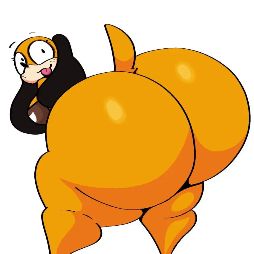 Image 1girls,female,female_only,looking_at_viewer,smile,solo,white_background,tail,tongue_out,ass,big_ass,bubble_butt,colored,huge_ass,looking_back,thick_thighs,anthro,bent_over,canine,bottomless,ass_focus,thick_legs,2024,presenting_hindquarters,commission,orange_fur,sticking_out_tongue,presenting_ass,huntress_(lewdewott),sticking_tongue_out,duck_hunt,duck_hunt_dog,lewdewott,breathotter