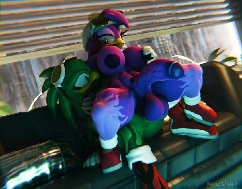 Image big_breasts,breasts,1boy,male,penis,big_penis,1futa,futanari,intersex,muscular,anthro,tagme,reverse_cowgirl_position,3d,penetration,dickgirl,male_penetrating,male_on_futa,sonic_(series),anthro_on_anthro,muscular_futa,futa_penetrated,wave_the_swallow,diag34k,jet_the_hawk