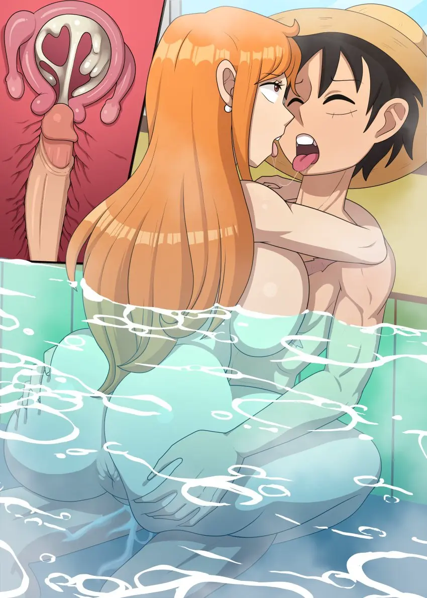 Image 1girls,breasts,female,long_hair,1boy,black_hair,cum,male,nude,penis,short_hair,straight,tongue_out,tongue,ass,big_ass,one_piece,muscular,muscular_male,nami_(one_piece),orange_hair,post-timeskip,nude_female,nude_male,cum_in_pussy,cum_inside,anus,curvy,eyes_rolling_back,penetration,ass_grab,steam,kissing,scar,saliva_trail,cum_in_uterus,x-ray,after_kiss,bathing,embrace,monkey_d_luffy,mixed_bathing,bath,fallopian_tubes,orange_hair_female,black_hair_male,breasts_against_chest,cum_in_water,spiralart,bathing_together