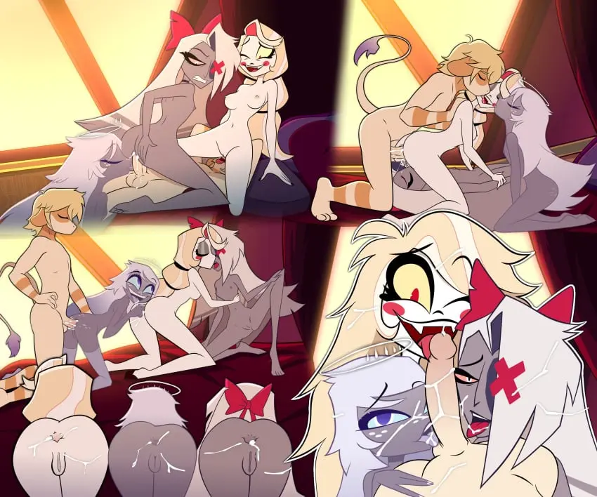 Image female,long_hair,white_hair,1boy,cum,cum_on_face,cum_on_tongue,licking,licking_penis,male,multiple_girls,penis,straight,tail,sex,white_skin,anal,anal_sex,cum_in_ass,cum_in_pussy,cum_inside,original_character,demon_girl,orgasm,bent_over,cum_on_ass,bodily_fluids,grey_body,cum_on_body,fingering,sex_from_behind,oc,white_body,fully_nude,kissing,3girls,foursome,hazbin_hotel,anal_insertion,long_hair_female,bisexual,anal_fingering,cum_on_penis,stretched_anus,grey_skin,cum_in_hair,deadinside97,licking_pussy,licking_cum,charlie_morningstar_(hazbin_hotel),vaggie_(hazbin_hotel),kissing_while_penetrated,swingers,multiple_orgasms,eating_pussy,straight_male,emily_(hazbin_hotel),fffm_foursome,4some,sharing,smeargle,leo_(velociripper),bisexual_(female),dinside97