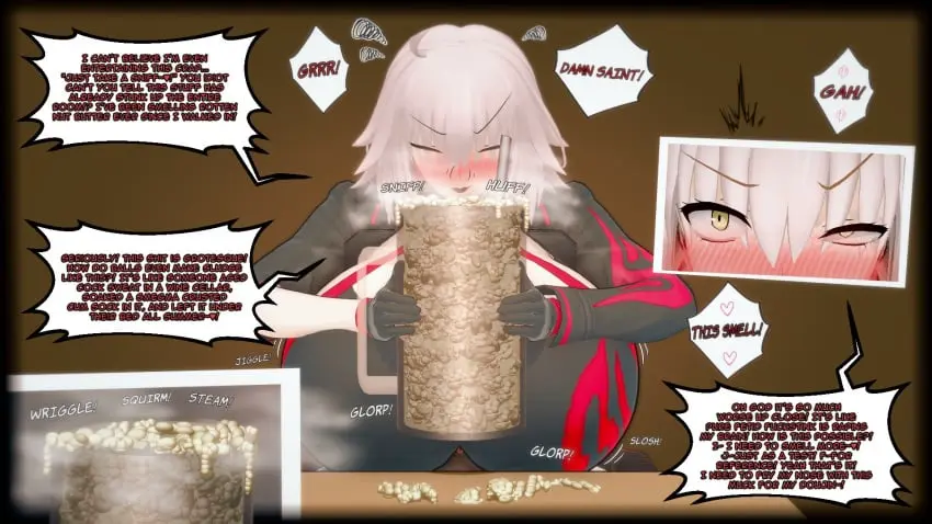 Image big_breasts,breasts,cum,futanari,intersex,huge_breasts,text,stray_pubic_hair,disgusted,incest,angry,angry_expression,angry_eyes,angry_face,secretly_loves_it,container,dirty_talk,cum_in_container,jeanne_d'arc_(fate),smegma,excessive_smegma,jeanne_d'arc_(fate)_(all),jeanne_d'arc_(swimsuit_archer),jeanne_alter,cup_of_cum,disgusting_cum,eastboundaura88,filth,formeraura88,gokkun,gross,imminent_gokkun,jeanne_alter_(swimsuit_berserker)