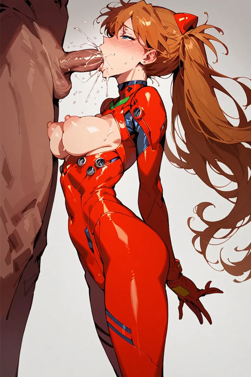 Image big_breasts,blush,breasts,female,fellatio,ai_generated,round_ass,blowjob,deepthroat,oral_sex,blowjob_face,face_fucking,asuka_langley_sohryu,neon_genesis_evangelion,deep_blowjob,teardrop_breasts