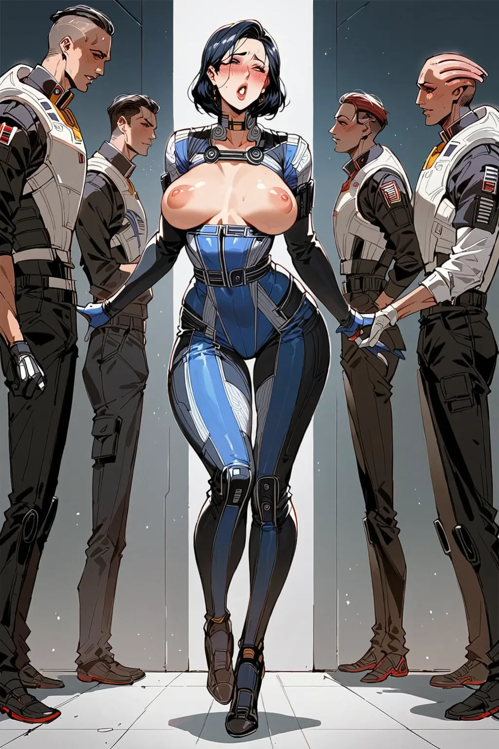 Image big_breasts,breasts,female,large_breasts,ai_generated,original_character,mass_effect,teardrop_breasts