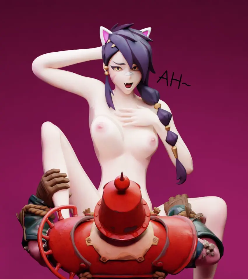 Image 1girls,female,1boy,black_hair,male,penis,big_penis,sex,cat_ears,cat_girl,fortnite,penetration,erisa_(fortnite),trench_trawler