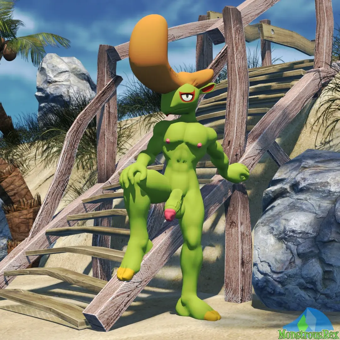 Image clothing,looking_at_viewer,nipples,solo,standing,male,nude,tongue_out,tongue,erection,muscular,beach,watermark,sky,digital_media_(artwork),orange_hair,balls,hair,anthro,asian_mythology,japanese_mythology,mythology,3d,penetration,genitals,pecs,yellow_body,3d_(artwork),sand,narrowed_eyes,2024,green_body,green_scales,reptile,scales,scalie,outside,tree,swimwear,plant,blue_sky,red_body,red_scales,yellow_scales,rock,hand_on_leg,lizard,food,fruit,palm_tree,pompadour,hand_on_knee,stairs,east_asian_mythology,coconut,yokai,yo-kai_watch,albalbalb,drupe_(fruit),level-5,roughraff,wood_stairs,wooden_structure