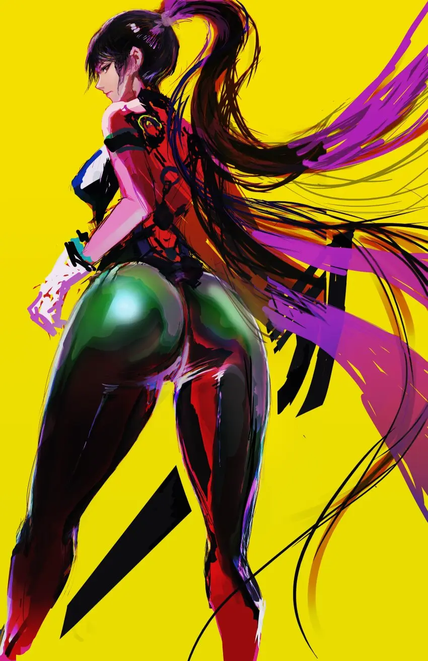 Image 1girls,female,solo,ass,ponytail,eve_(stellar_blade),stellar_blade,kyel_hyde
