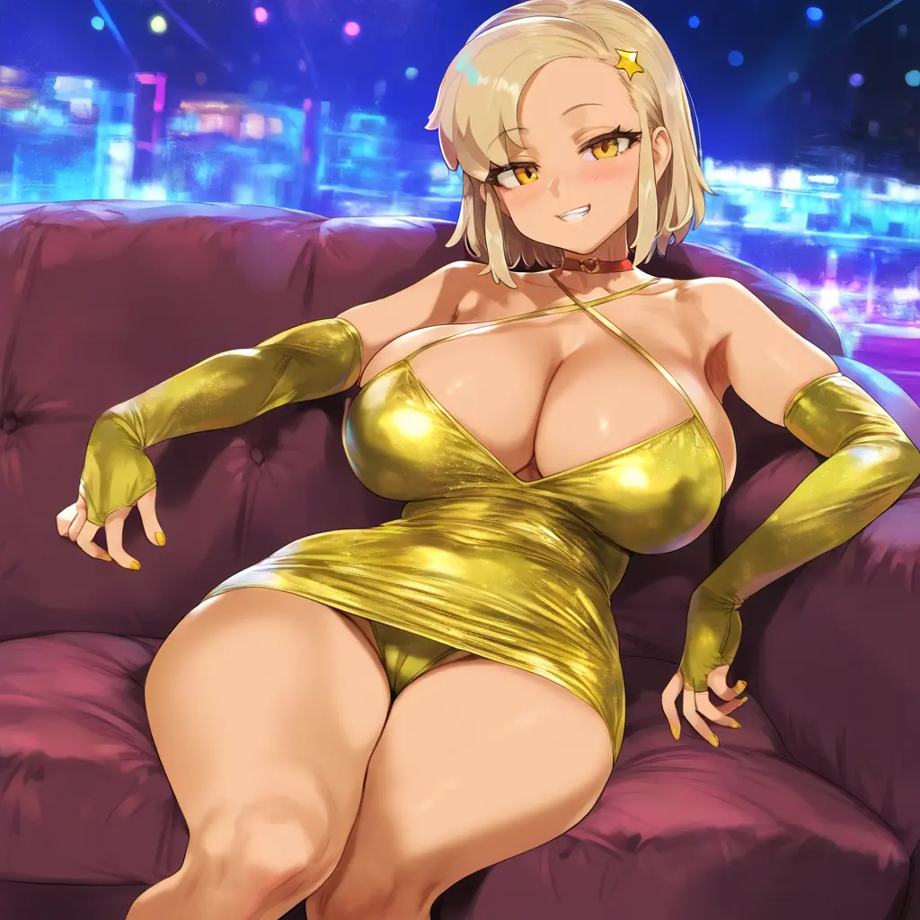 Image 1girls,female,female_only,human,solo,ai_generated,keroro_gunsou,gold_gloves,angol_mois,tharkica